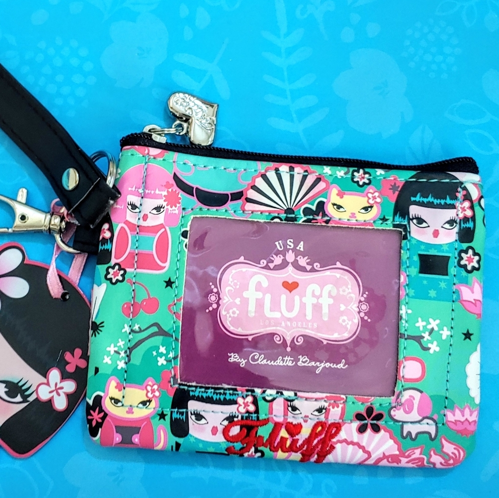 Fluff 💕 Kimono Cuties ID Wallet Key Chain